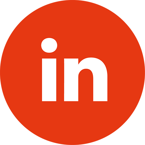 LinkedIn button links to Amy Gray Illustrator and Graphic Designer LinkedIn page